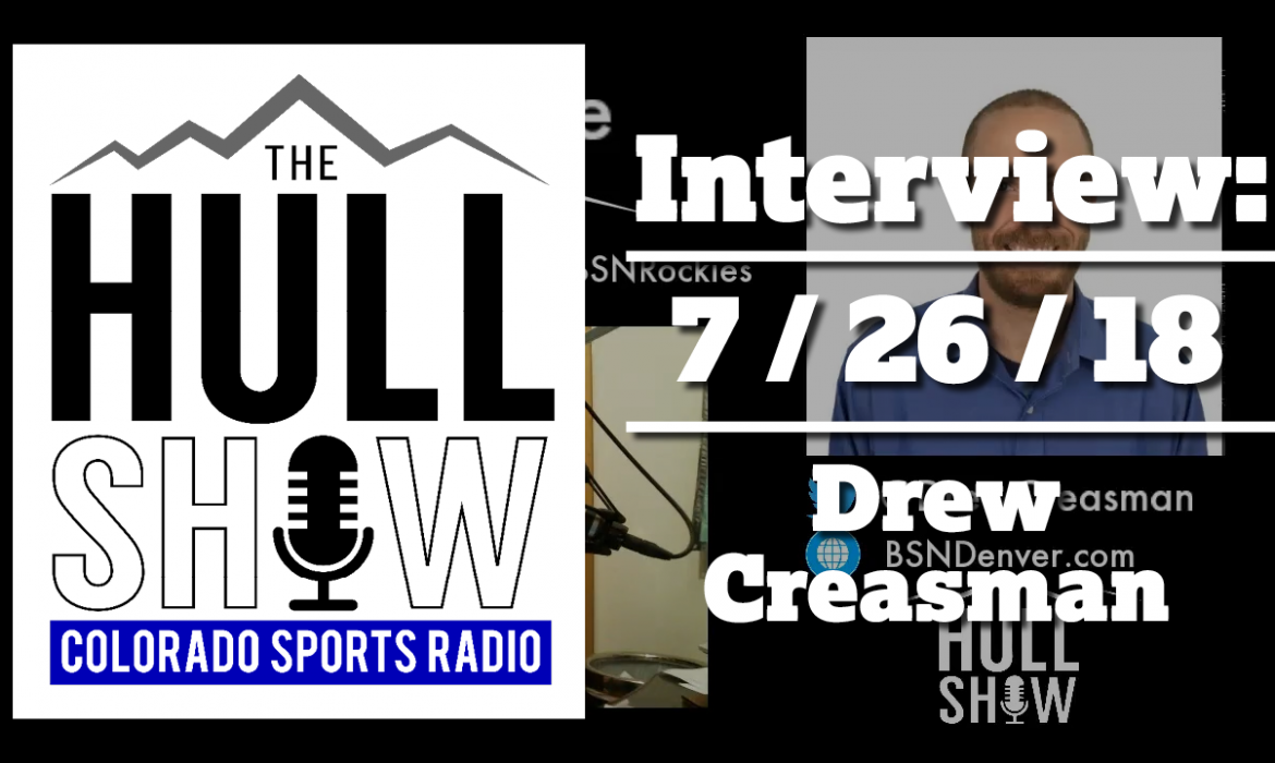 Interview | 7/26/18 | Drew Creasman of BSN Denver Talks About Crazy Rockies Game Against Astros