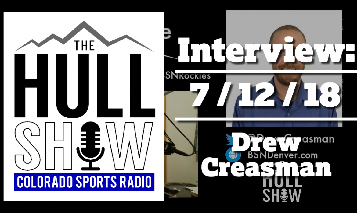 Interview | 7/12/18 |  Drew Creasman of BSN Denver on Rockies Big Win and All Star Game