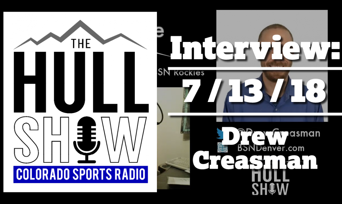 Interview | 7/13/18 |  Drew Creasman of BSN Denver Calls In For More On Rockies Outlook