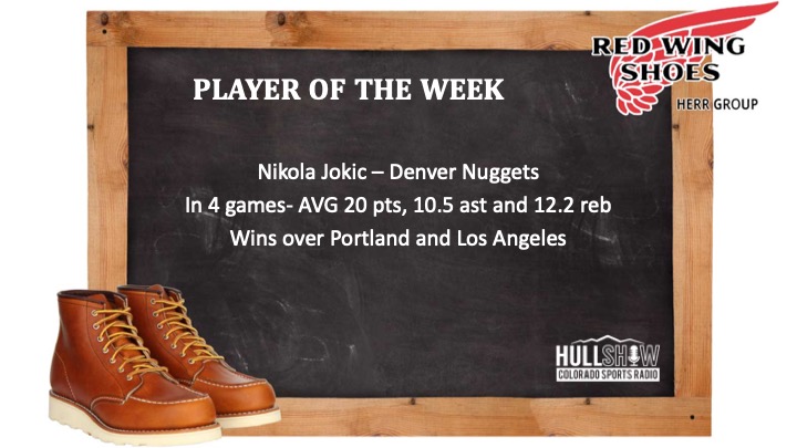 Player of the Week:  1/10-1/16 Nikola Jokic