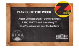 The Hull Show’s Player of the Week: 8/21-8/27 – Albert Okwuegbunam: Broncos